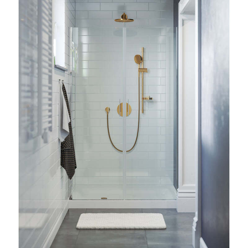 Swiss Madison Voltaire 48" x 36" Acrylic White, Single-Threshold, Left Drain, Shower Base