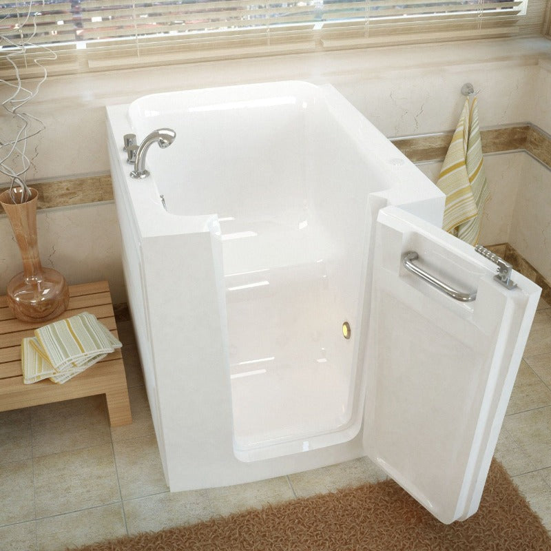 MediTub - 3238 Series Walk-In 32 x 38 Right Door White Soaking Walk-In Bathtub