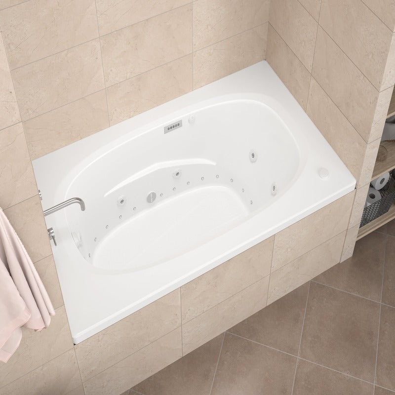 Atlantis Whirlpools Polaris Deluxe Series 35.75" x 65.675" Air and Whirlpool Bathtub