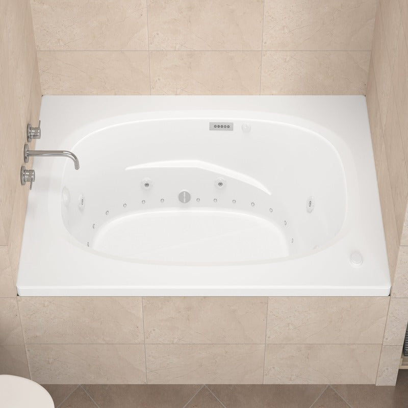 Atlantis Whirlpools Polaris Deluxe Series 35.75" x 65.675" Air and Whirlpool Bathtub