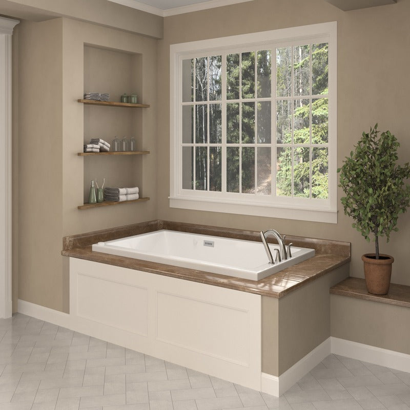 Atlantis Whirlpools Venetian 35.625" x 66" Air and Whirlpool Bathtub