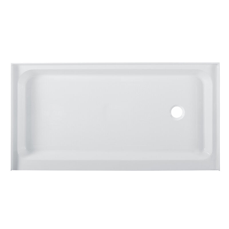 Swiss Madison Voltaire 60 x 36 Acrylic Black, Single-Threshold, Right Drain, Shower Base