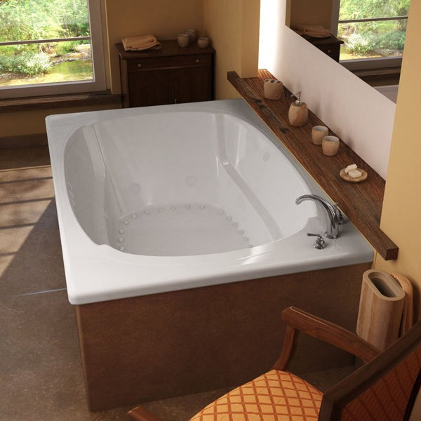 ANZZI 4878CDL ATLANTIS WHIRLPOOLS CHARLESTON 48 X 78 RECTANGULAR AIR & WHIRLPOOL JETTED BATHTUB